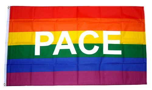 Fahne / Flagge Pace Regenbogen, Sonstiges