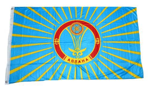 Fahne / Flagge Kasachstan - Astana, Asien, Nationalflaggen