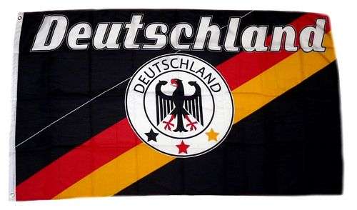 Flagge / Fahne Deutschland Fußball 60 x 90 cm, Flaggen 60 x 90 cm, Sonderformate