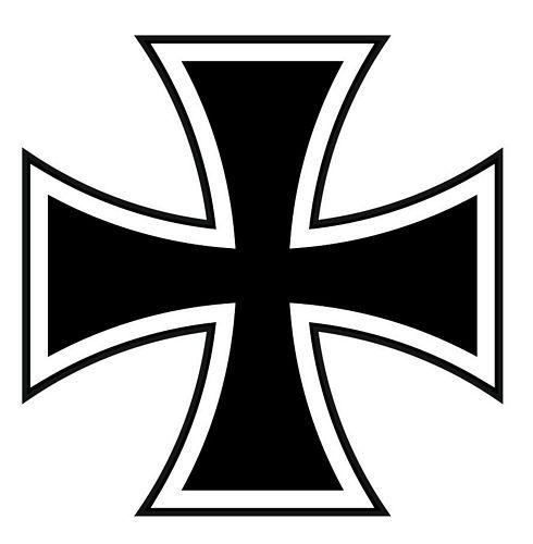 Autoaufkleber Sticker Deutschland Eisernes Kreuz, Aufkleber Kontur, Diverses