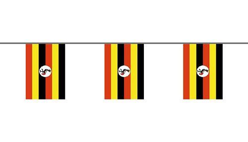 Flaggenkette Uganda 6 m